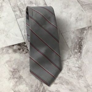 Christian Dior 100% Silk grey necktie